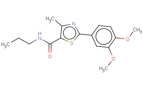 5-THIAZOLECARBOXAMIDE, 2-(3,4-DIMETHOXYPHENYL)-4-METHYL-N-PROPYL-